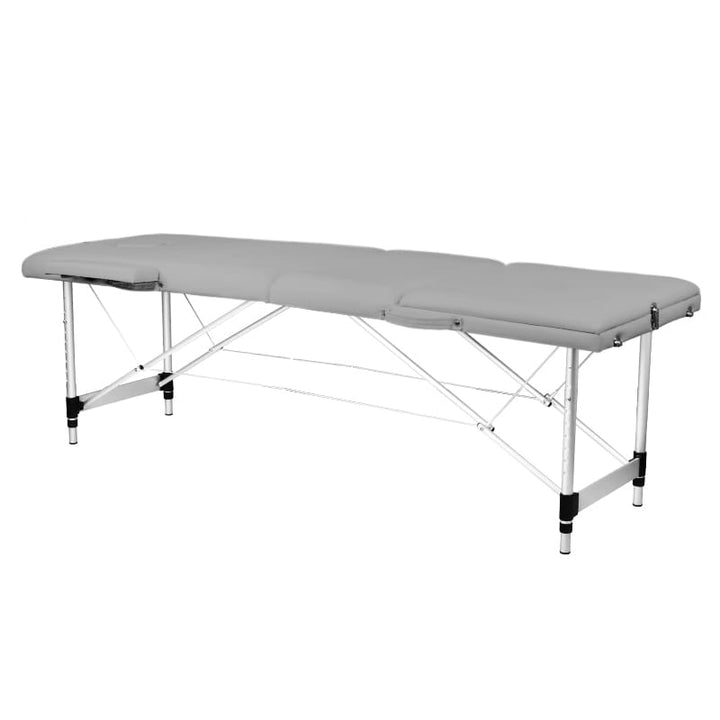 Stół składany do wykonywania tatuaży aluminiowy Komfort 3 segmentowy