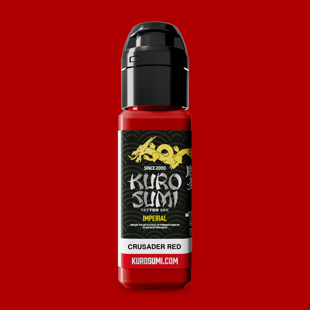 Kuro Sumi Imperial Tattoo Ink Crusader Red 22ml - Tusz do Tatuażu