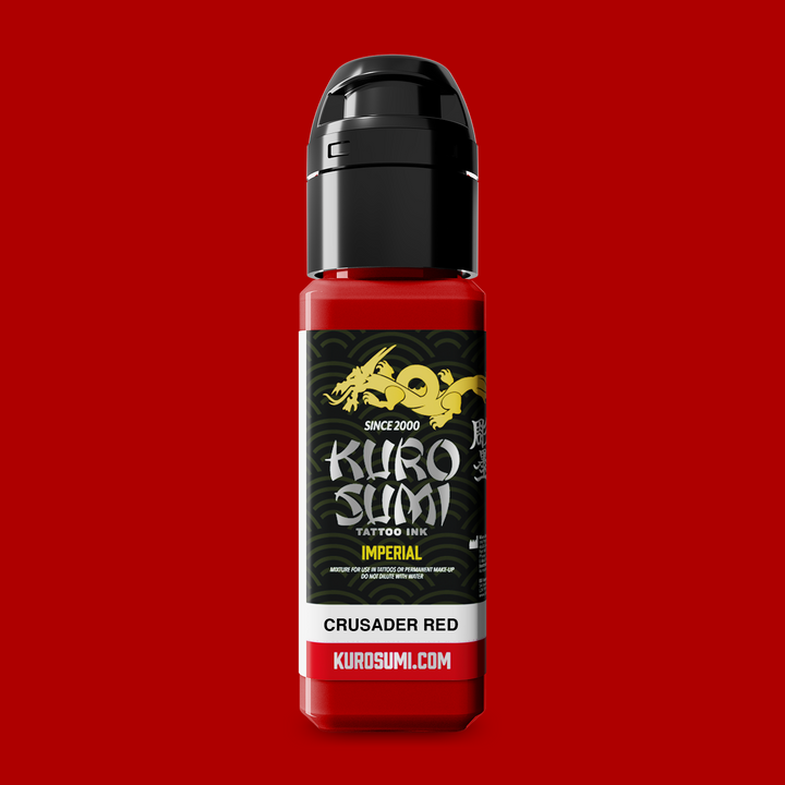 Kuro Sumi Imperial Tattoo Ink Crusader Red 22ml - Tusz do Tatuażu