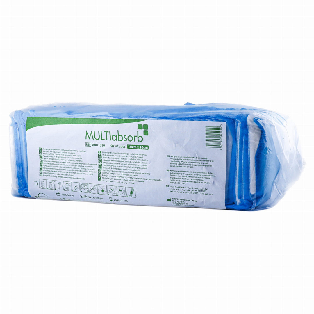 Kompresy do Gojenia 20x25cm 50szt Jednorazowe MULTIabsorb Wysokochłonne