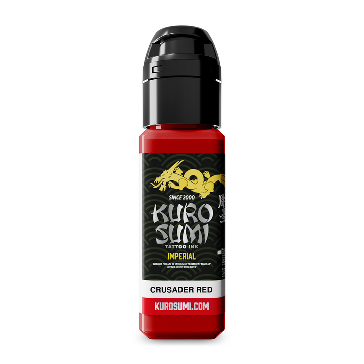 Kuro Sumi Imperial Tattoo Ink Crusader Red 22ml - Tusz do Tatuażu