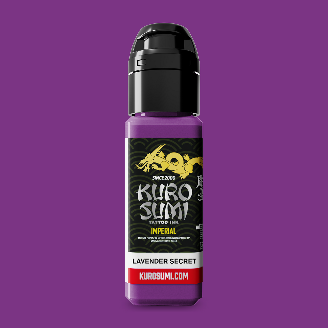 Kuro Sumi Imperial Tattoo Ink Lavender Secret 22ml - Tusz do Tatuażu