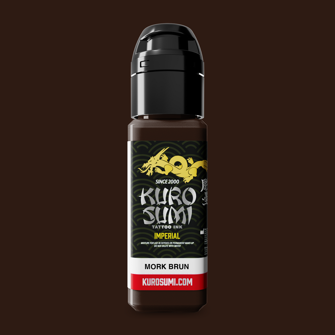Kuro Sumi Imperial Tattoo Ink Mork Brun 22ml - Tusz do Tatuażu