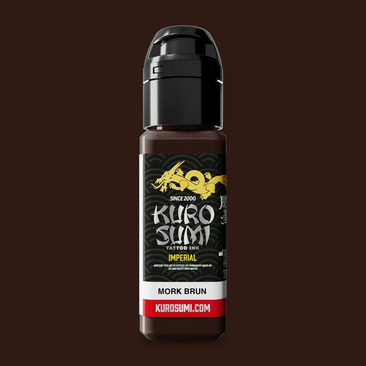 Kuro Sumi Imperial Tattoo Ink Mork Brun 22ml - Tusz do Tatuażu