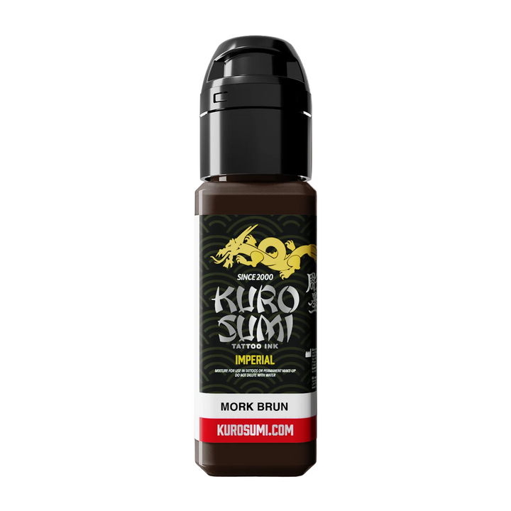 Kuro Sumi Imperial Tattoo Ink Mork Brun 22ml - Tusz do Tatuażu