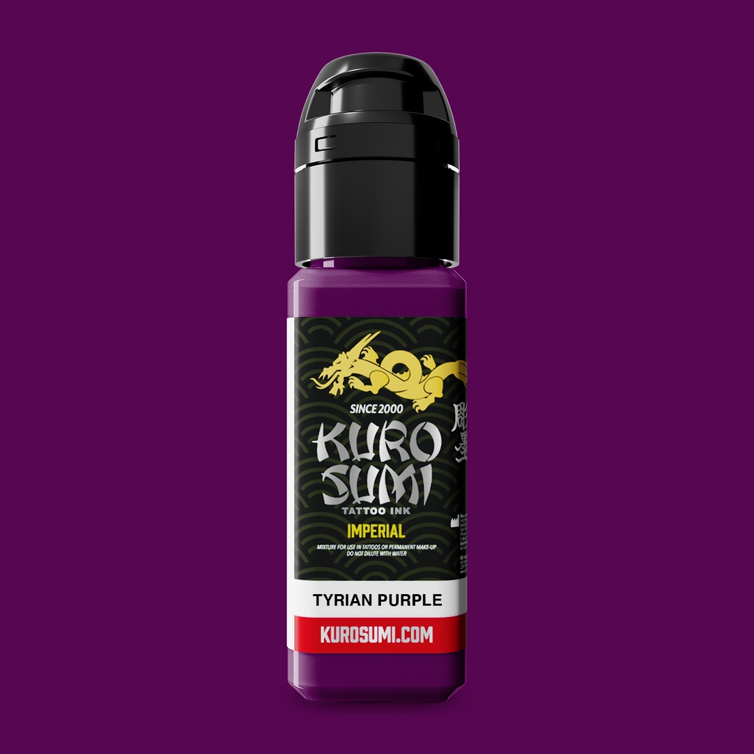Kuro Sumi Imperial Tattoo Ink Tyrian Purple 22ml - Tusz do Tatuażu