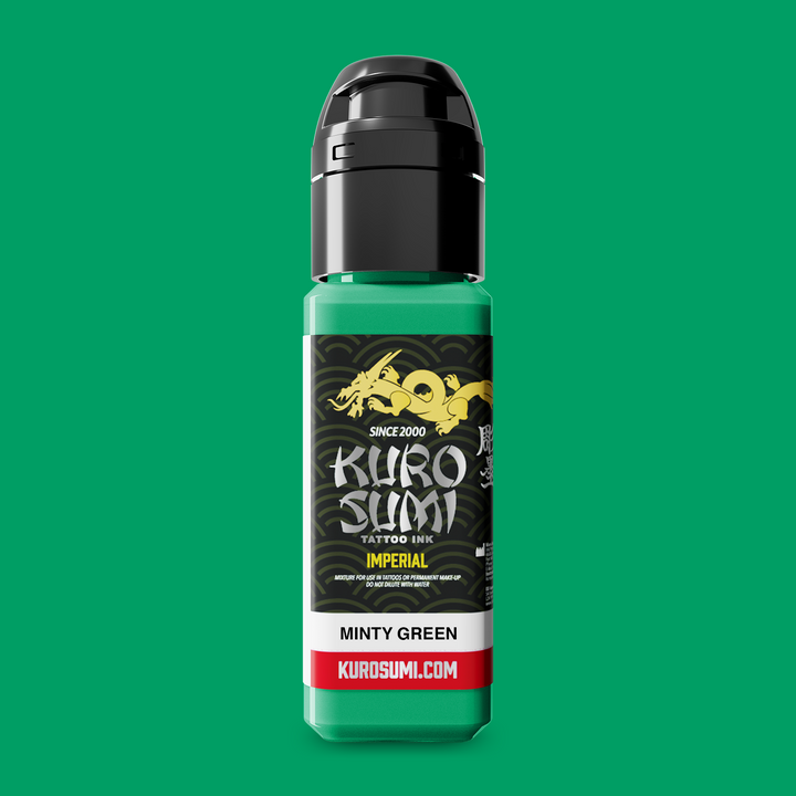 Kuro Sumi Imperial Tattoo Ink Minty Green 22ml - Tusz do Tatuażu