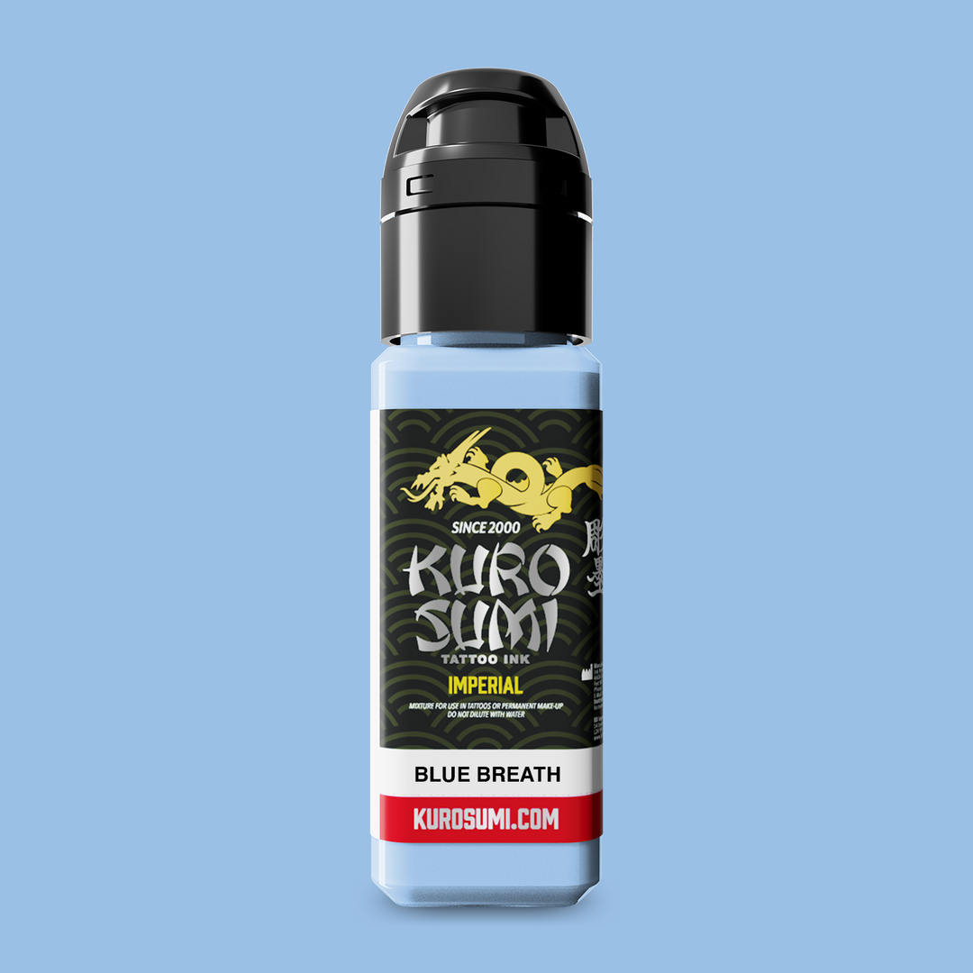 Kuro Sumi Imperial Tattoo Ink Blue Breath 22ml - Tusz do Tatuażu