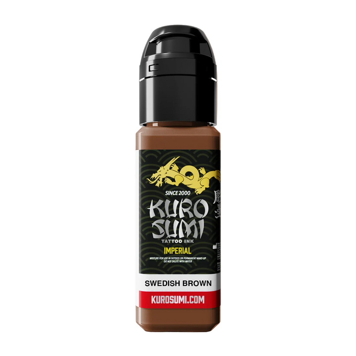 Kuro Sumi Imperial Tattoo Ink Swedish Brun 22ml - Tusz do Tatuażu