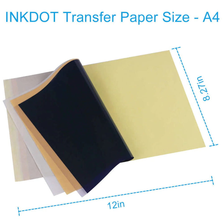 Kalka Termiczna do Odbijania Wzoru Tatuażu Papier Transferowy EMALLA INKDOT