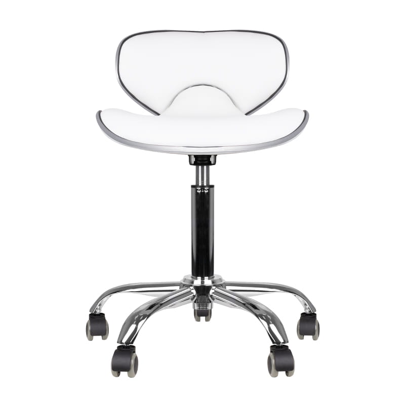 Gabbiano taboret kosmetyczny Q-4599 biały