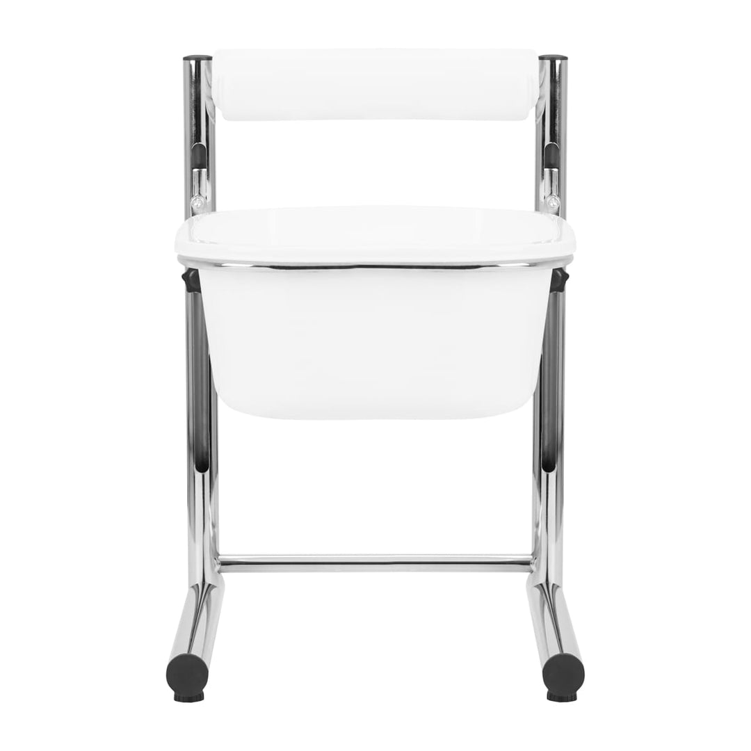 Brodzik do pedicure z regulowaną wysokością chrom