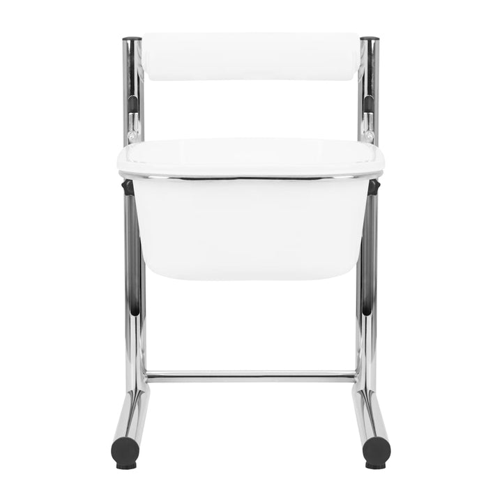 Brodzik do pedicure z regulowaną wysokością chrom