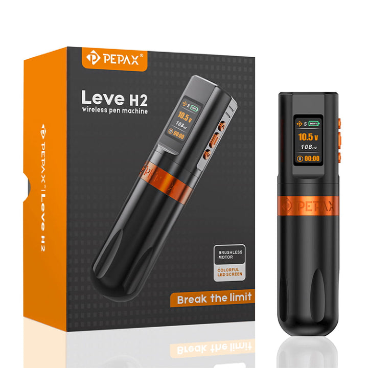 PEPAX LEVE H2 bezprzewodowa maszynka do tatuażu typu PEN + dwie baterie