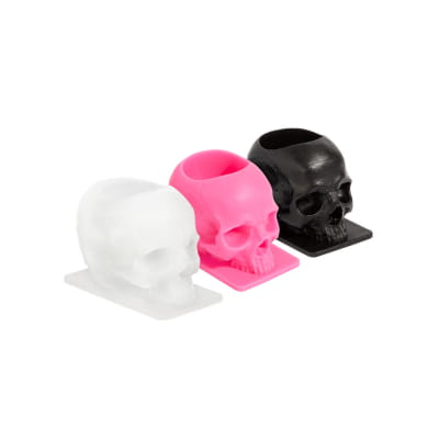 Kubeczki na Tusz  Saferly Skull - 16 mm - 200 szt Różowe