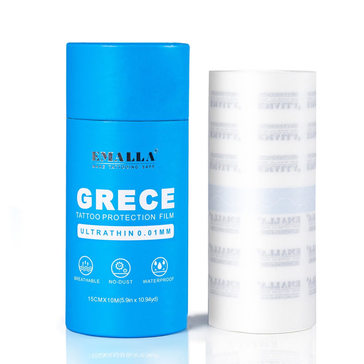 EMALLA Grece 0,01 mm Ultracienki Opatrunek w Rolce Folia Ochronna Second Skin  15cmx10m