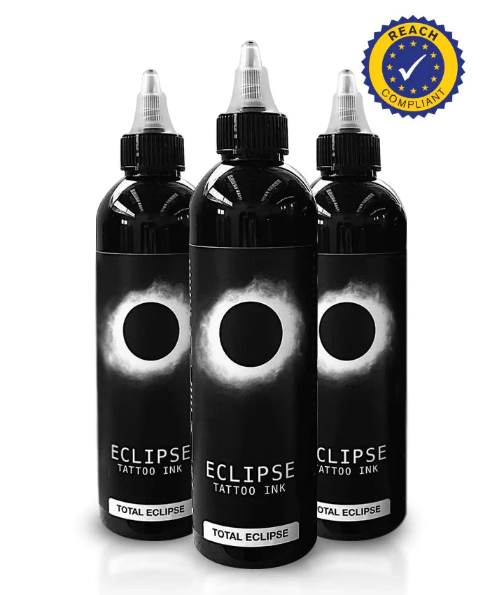 ECLIPSE Black - Czarny Tusz do Tatuażu 150 ml REACH