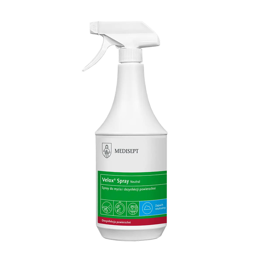 Velox Spray 1l – Zapach neutralny Dezynfekcja Sprzętu 15s