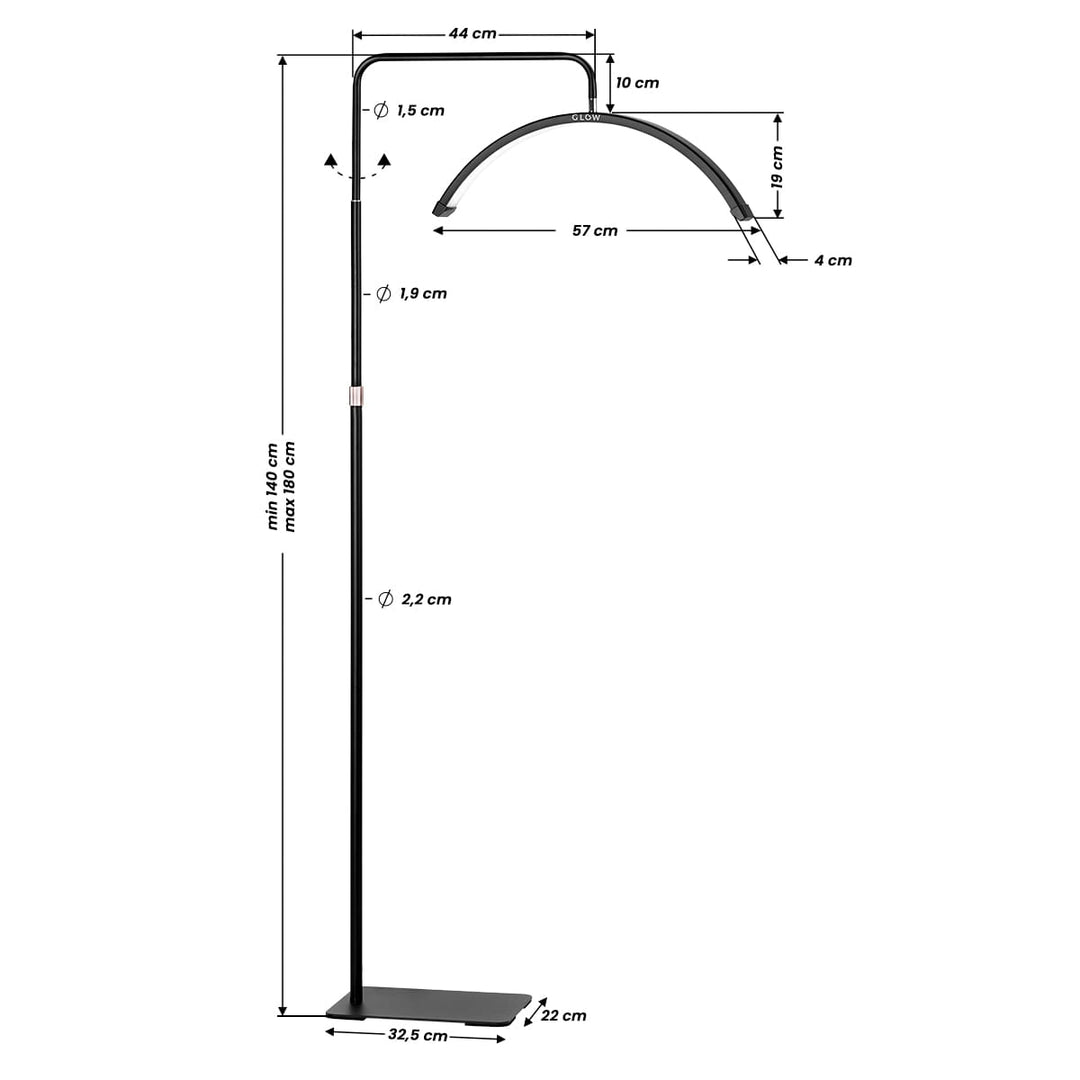 Lampa MX6 czarna