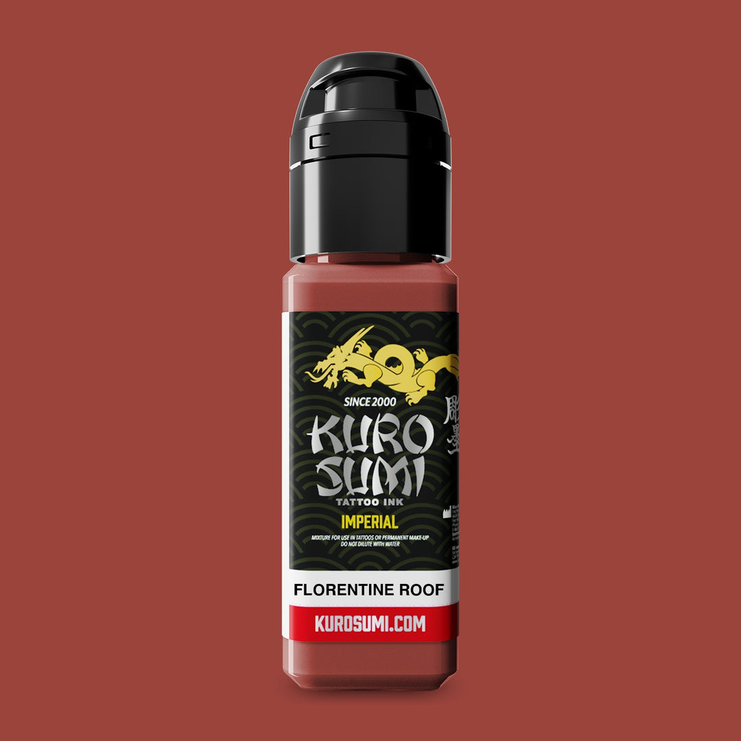 Kuro Sumi Imperial Tattoo Ink Florentine Roof 22ml - Tusz do Tatuażu