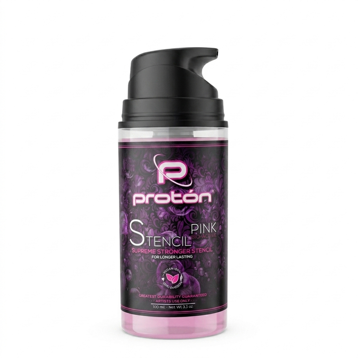 Żel do Odbijania Kalki Wzorów Proton Stencil Pink AIRLESS SYSTEM 100ml