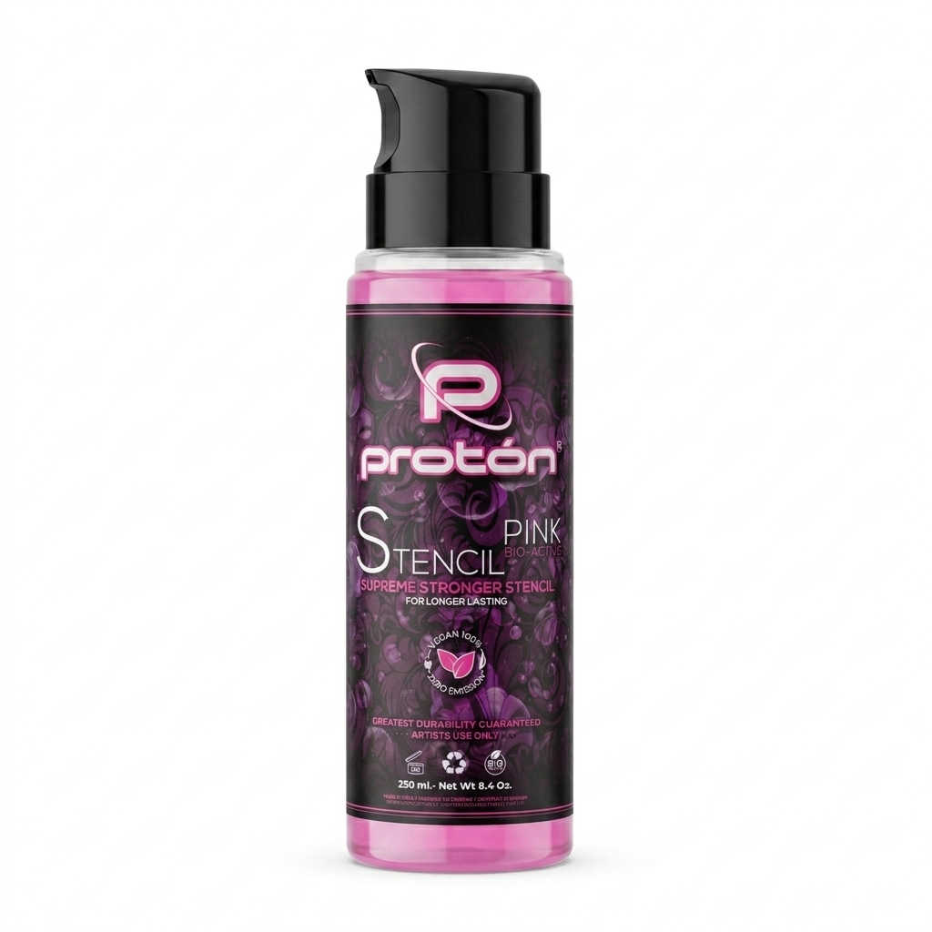 Żel do Odbijania Kalki Wzorów Proton Stencil Pink AIRLESS SYSTEM 250ml