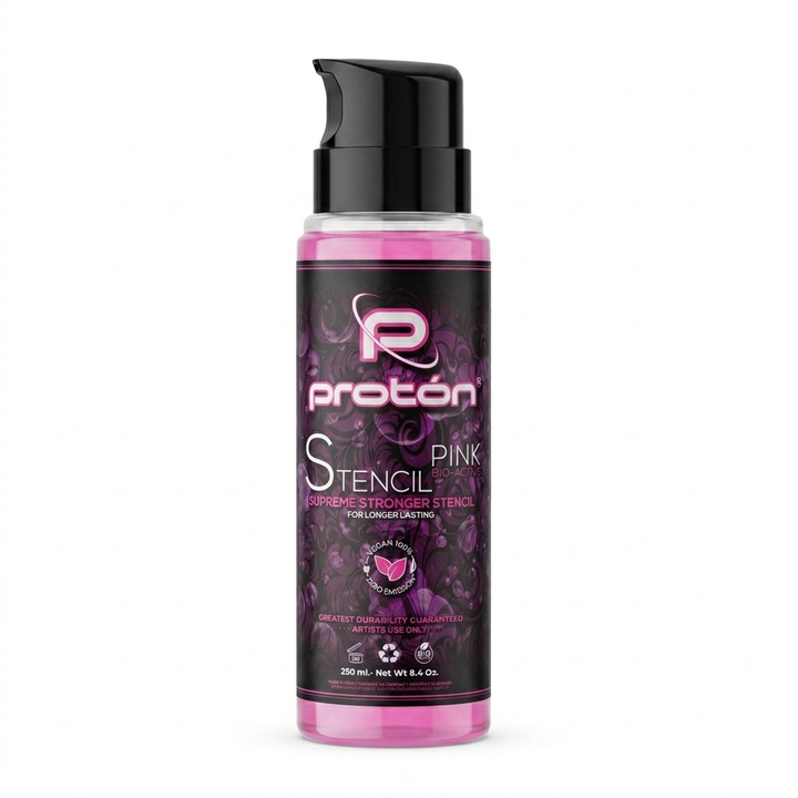 Żel do Odbijania Kalki Wzorów Proton Stencil Pink AIRLESS SYSTEM 250ml