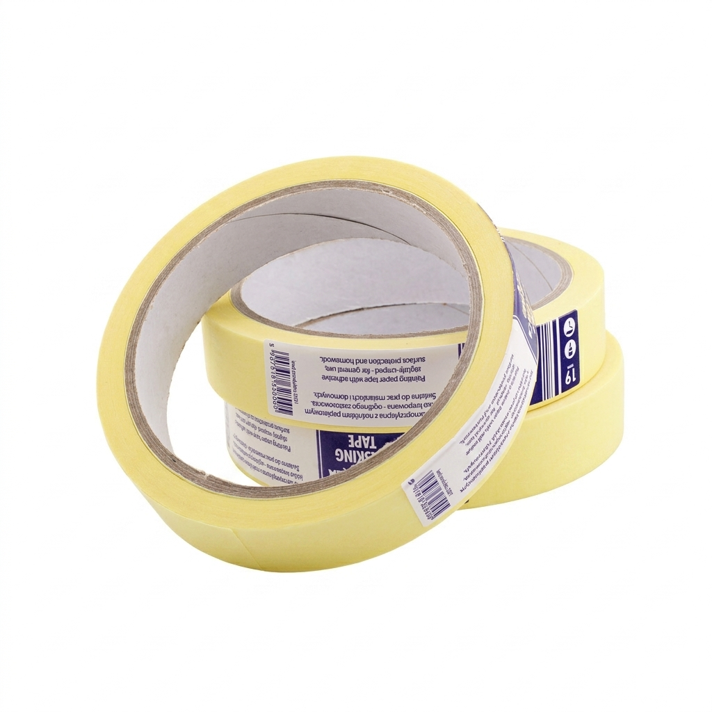 Taśma Papierowa Żółta 19mmx25m