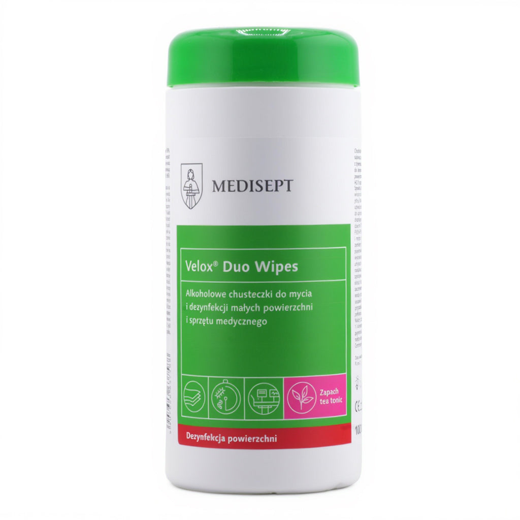 Velox Duo Vipes Chusteczki do dezynfekcji 100 szt Tea Tonic