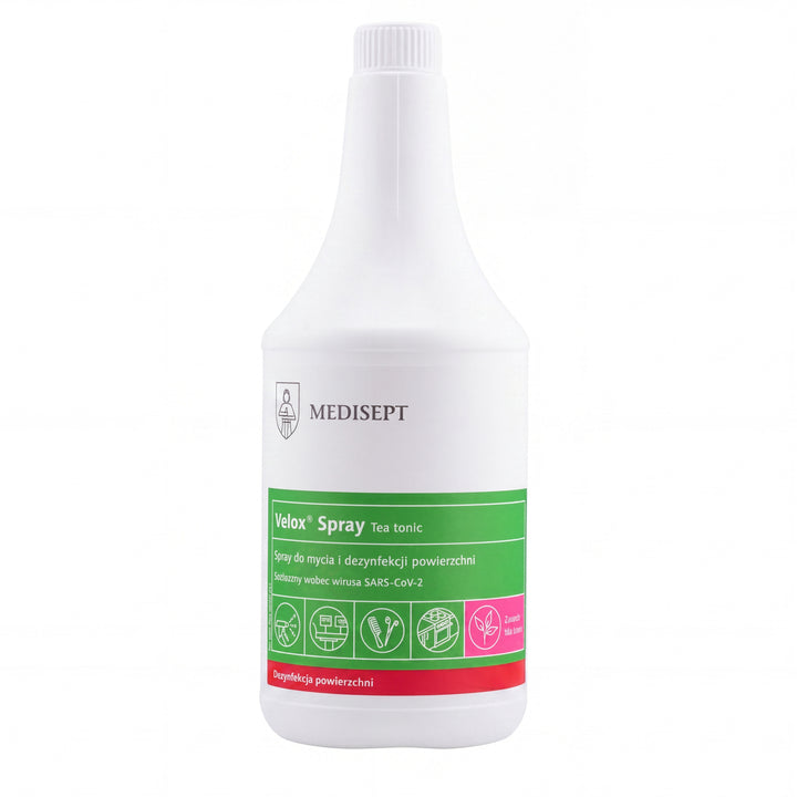 Velox Spray 1l – Zapach Tea Tonic Dezynfekcja Sprzętu 15s